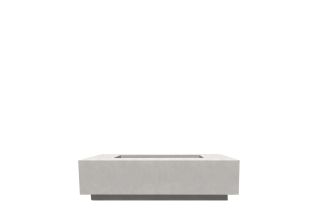Prism Hardscapes Tavola 8 Fire Pit Table- Natural Gas- Ultra White- PH-473-5NG