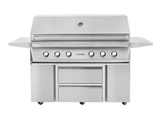 2017 Twin Eagles 42" Freestanding Gas Grill with Two Doors and Two Drawers