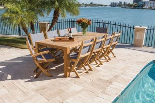 Royal Teak Sailmate Folding Arm Chair - SMC