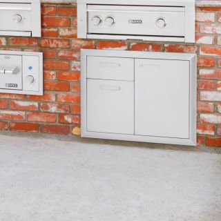 Lynx Ventana 30-Inch Trash Center And Double Drawers- LTA30-4
