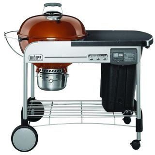 Weber Performer Deluxe 22-Inch Freestanding Charcoal Grill - Copper - 15502001