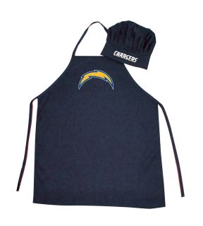 Los Angeles Chargers Chef Hat and Apron