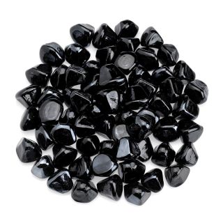 American Fireglass Zircon Black Diamond Luster 10lbs - ZIR-BLKDMDLST-10-J