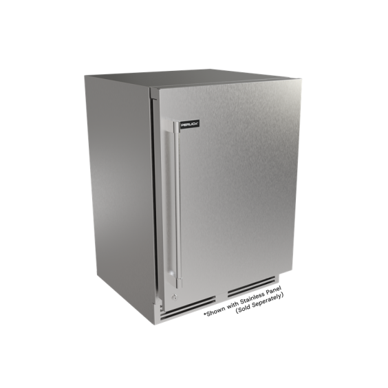 Perlick G5 Core 24" Indoor/Outdoor Refrigerator with Solid Door - G5RE24SC