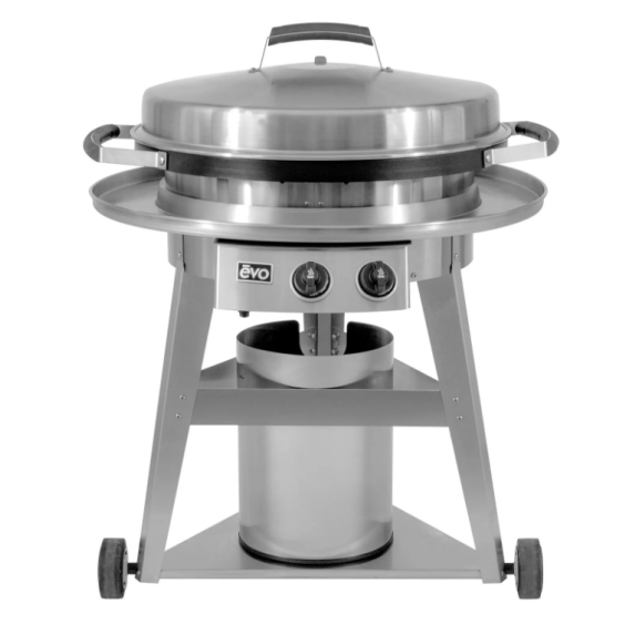 Evo Professional Classic Wheeled Cart Flattop Gas Grill - Propane - 10-0002-LP