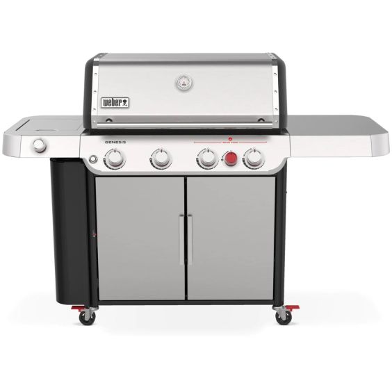 Weber NEW GENESIS S-435 Propane Gas Grill with Sear Burner &amp; Side Burner - Stainless Steel - 36400001