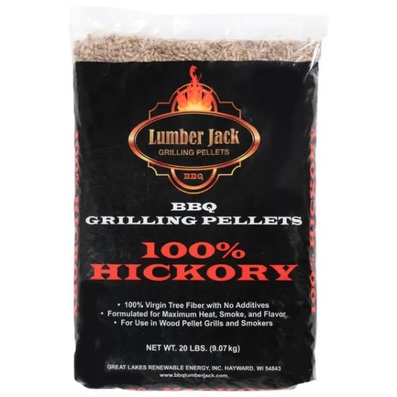 Lumberjack 100% Hickory Grilling Pellets - 20 lbs