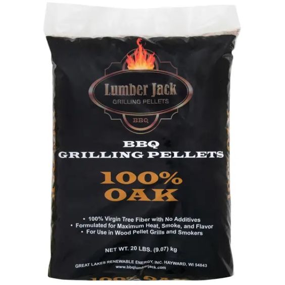 Lumberjack 100% Oak Grilling Pellets - 20 lbs