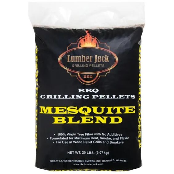 Lumberjack Mesquite Blend Grilling Pellets - 20 lbs