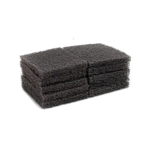 Evo Cooksurface Cleaning Pad Gray #46 for Heavy Cleaning - 10 Pack - 13-0110-AC