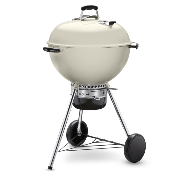 Weber Master Touch 22-Inch Charcoal Grill With Gourmet BBQ System Cooking Grate - Ivory - 14505601