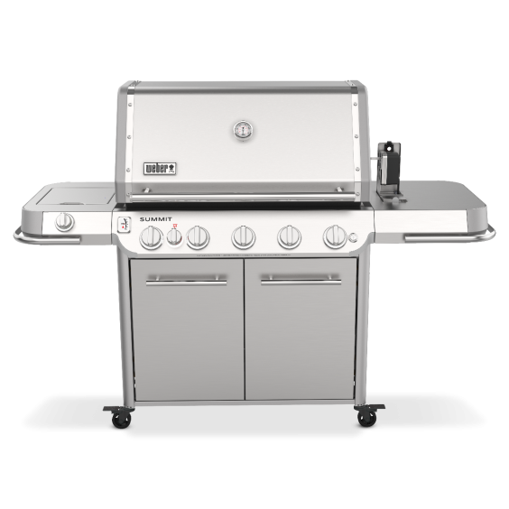Weber Summit FS38 S 5 Burner Liquid Propane Gas BBQ Grill With Rotisserie &amp; Side Burner - 1500028