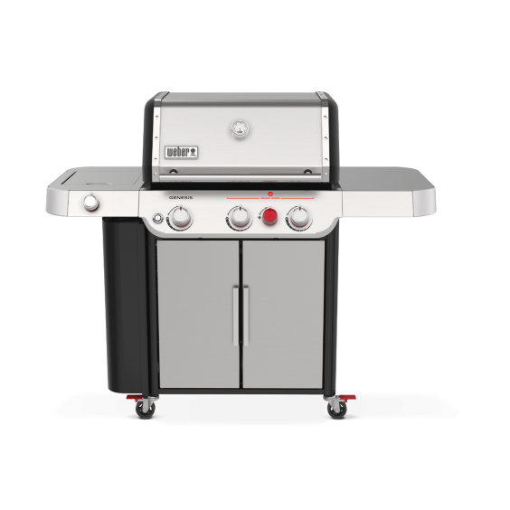 Weber Genesis  S-335 Liquid Propane Gas Grill with Sear Station &amp; Side Burner - Stainless Steel - 1500537