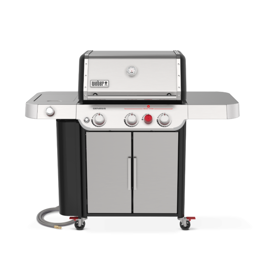 Weber Genesis  S-335 Natural Gas Grill with Sear Station &amp; Side Burner - Stainless Steel - 1500538