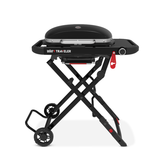 Weber Traveler Compact Portable Propane Grill - Black - 1501741