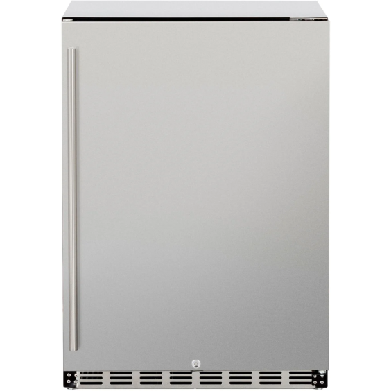 Summerset 24-Inch 5.3 Cu. Ft. Deluxe Right Hinge Outdoor Rated Compact Refrigerator -