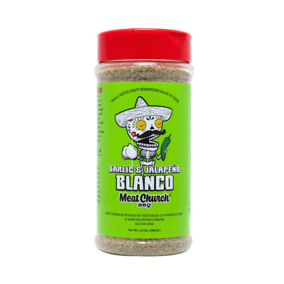 Meat Church Garlic and Jalapeno Blanco Rub 12 Oz