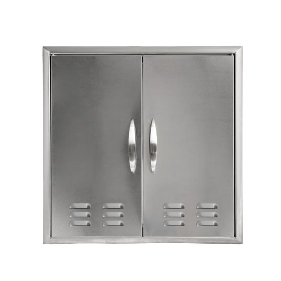 Barbeques Galore 26" Louvered Double Access Doors - 26DADV
