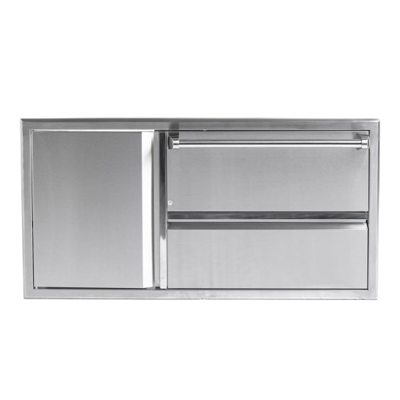 Barbeques Galore 42&quot; Door and Warming Drawer Combo