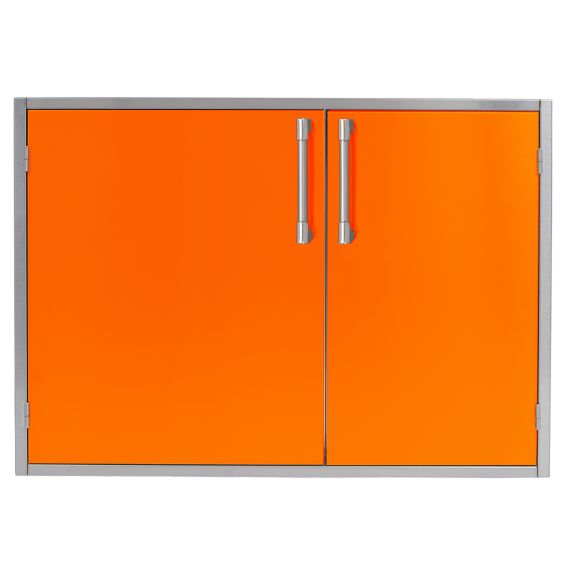 Alfresco 30 X 33-Inch High Profile Sealed Dry Storage Pantry - Luminous Orange-Gloss - AXEDSP-30H-S2005