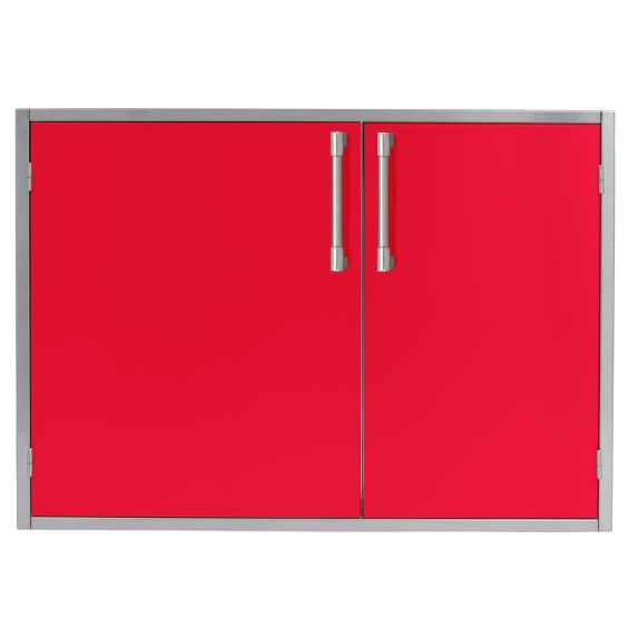 Alfresco 30 X 33-Inch High Profile Sealed Dry Storage Pantry - Raspberry Red-Gloss - AXEDSP-30H-S3027