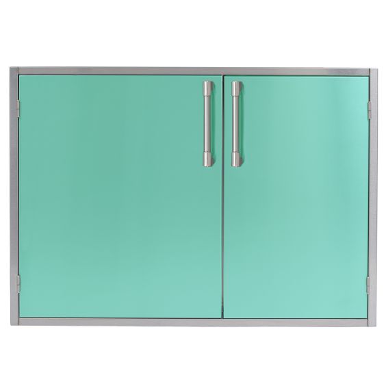 Alfresco 30 X 33-Inch High Profile Sealed Dry Storage Pantry - Light Green-Gloss - AXEDSP-30H-S6027