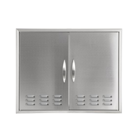 Barbeques Galore 31" Louvered Double Access Doors - 31DADV