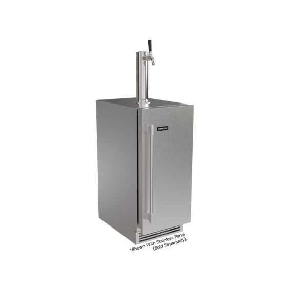 Perlick G5 Luxe 15" Beverage Dispenser With Solid Door - G5BD15SL