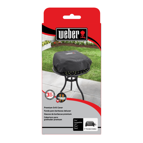 Weber Premium 17" Griddle Tabletop Cover- 3400121