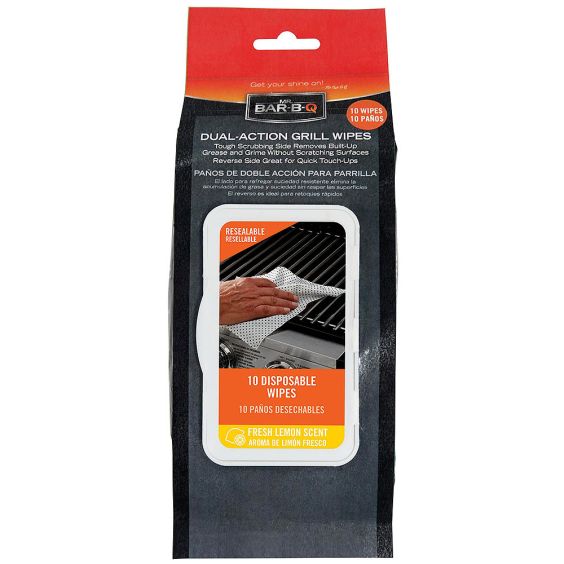 Mr. Bar-B-Q Dual-Action Grill Wipes - 10-Pack