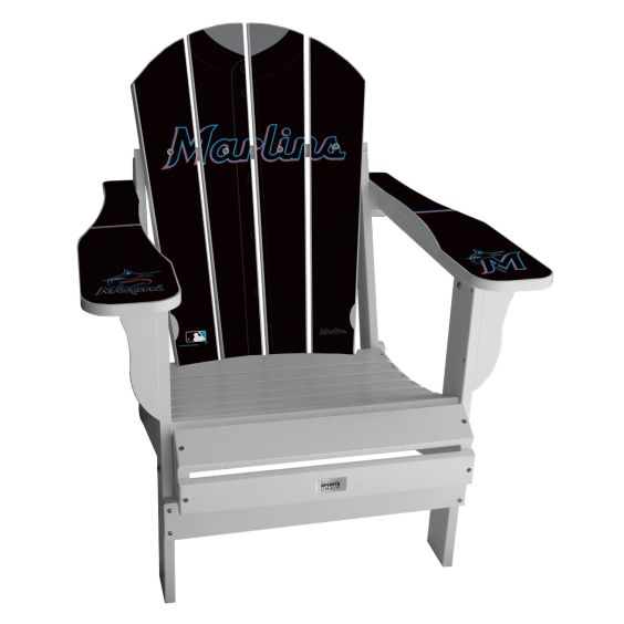 My Custom Sports Chair - Miami Marlins - Adult Dark Jersey - MLB029A