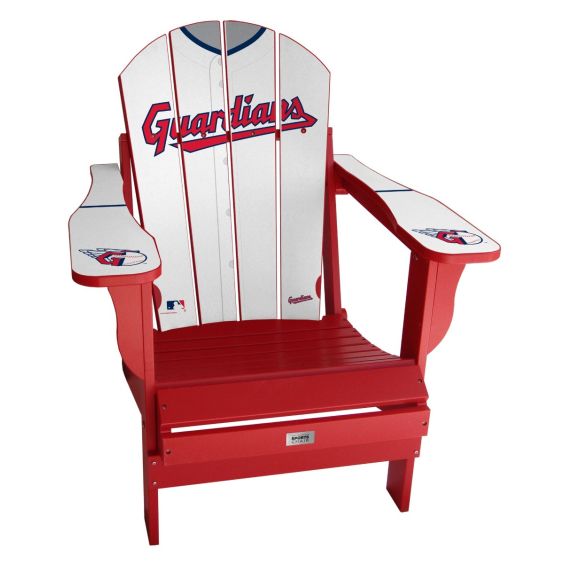 My Custom Sports Chair - Cleveland Guardians - Adult White Jersey - MLB016A