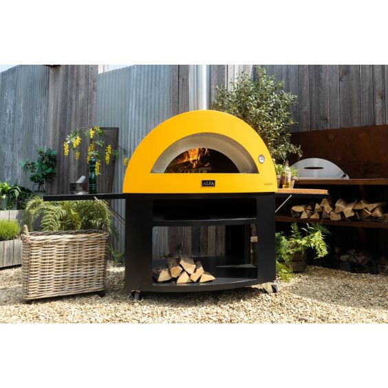 Alfa 5 Pizze Oven Base - Wrinkle Black - BF-5P-NEGO