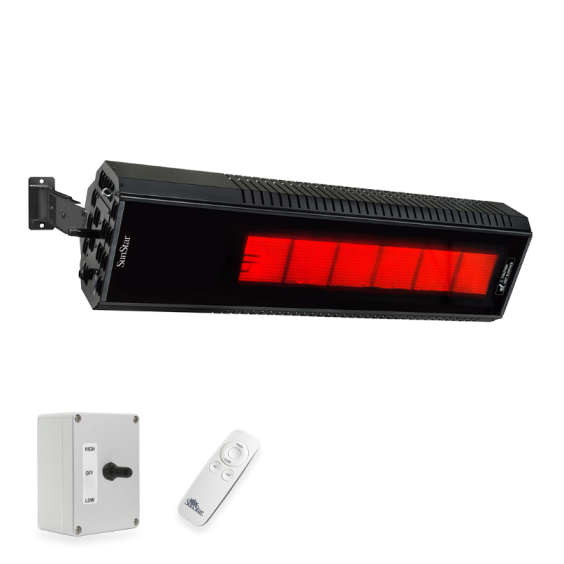 SunStar GLASS 48-Inch 50,000 BTU Propane Patio Heater - 50L10 SGL1560