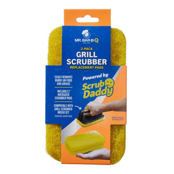 Mr. Bar-B-Q 2-Pack Grill Scrubber Replacement Pads Powered by Scrub Daddy - 60409SDZ
