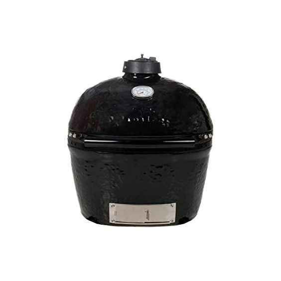 Primo Oval Junior 200 Ceramic Kamado Grill with Stainless Steel Grates - PGCJRH