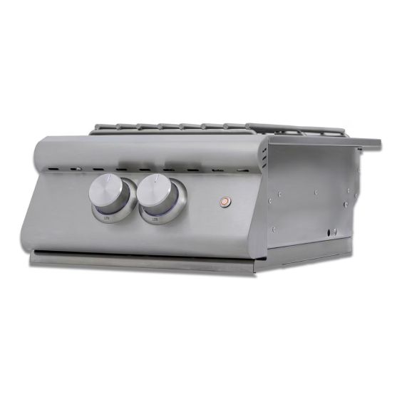 Blaze Premium LTE+ Built-In Natural Gas High Performance Power Burner W/ Wok Ring & Stainless Steel Lid - BLZ-PBLTE3-NG