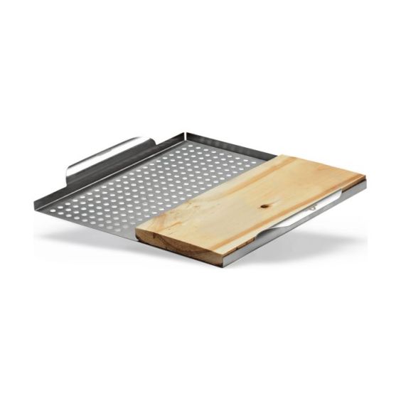 Napoleon Stainless Steel Multi-functional Topper with Cedar Plank - 70026