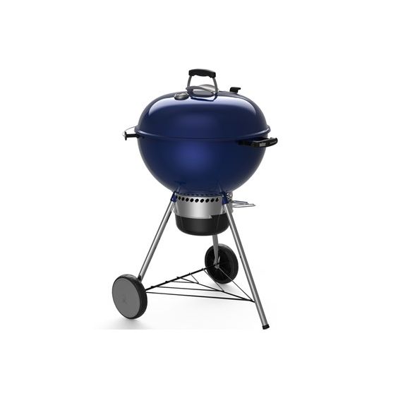 Weber Master Touch 22-Inch Charcoal Grill With Gourmet BBQ System Cooking Grate - Deep Ocean Blue - 14516001