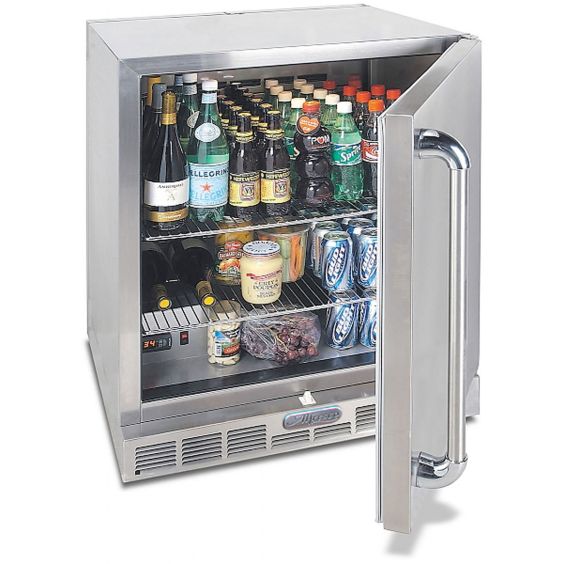 Alfresco 28-Inch 7.2 Cu. Ft. Outdoor Rated Compact Refrigerator &amp; Kegerator - Light Green-Gloss - URS-1XE-S6027
