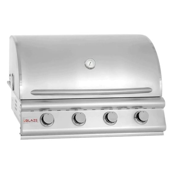 Blaze Prelude LBM 32-Inch 4-Burner Built-In Propane Gas Grill - BLZ-4LBM-LP