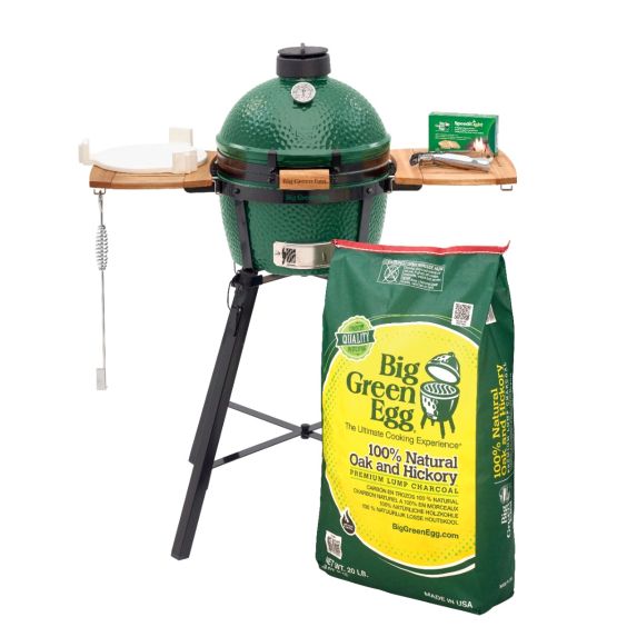 Big Green Egg MiniMax w/ Nest &amp; Acacia Mates Package - 119650 / 120649 / 121844 (DFW - Texas)