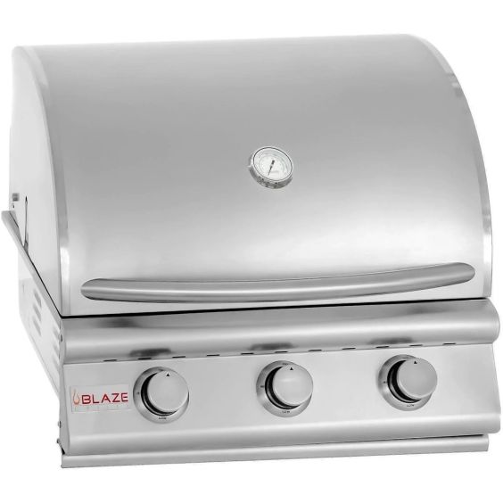 Blaze Prelude LBM 25-Inch 3-Burner Built-In Natural Gas Grill - BLZ-3LBM-NG