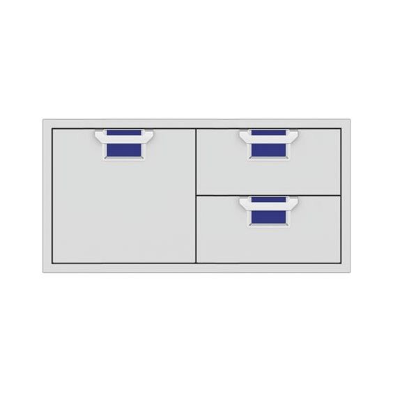 Hestan 42-inch Storage Drawer Combo  -  Prince  - AGSDR42-BU