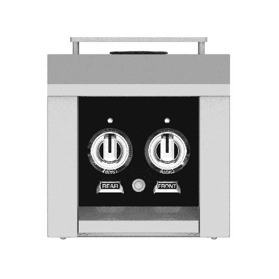 Hestan Built-In Double Side Burner-Black-Natural Gas