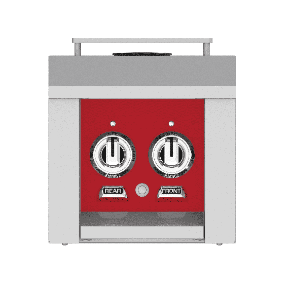 Hestan Built-In Double Side Burner-Red-Propane