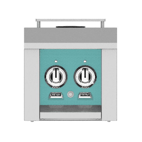 Hestan Built-In Double Side Burner-Turquoise-Natural Gas