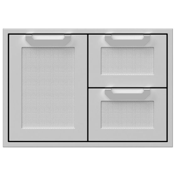 Hestan 30&quot; Marquise Double Drawer and Storage Door Combination