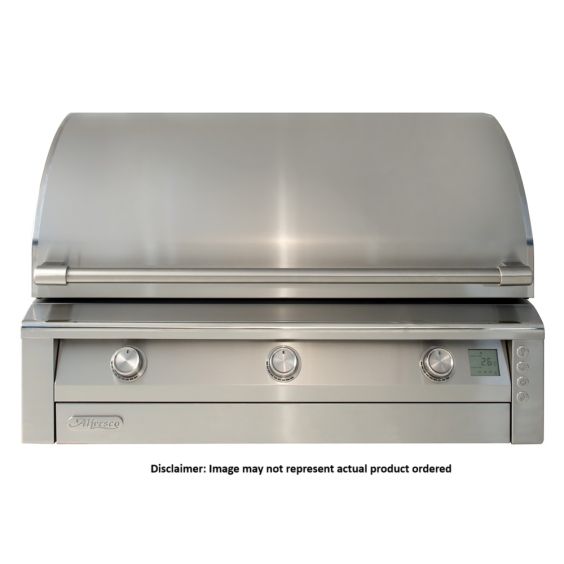 Alfresco AIPG 42-Inch Built-In Natural Gas Grill - Jet Black/Gloss - AIPG-42-NG-S9005