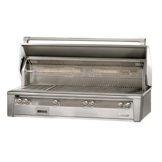Alfresco 56-inch LXE Jumbo Built-In Gas BBQ Grill with Sear Zone - Natural Gas 